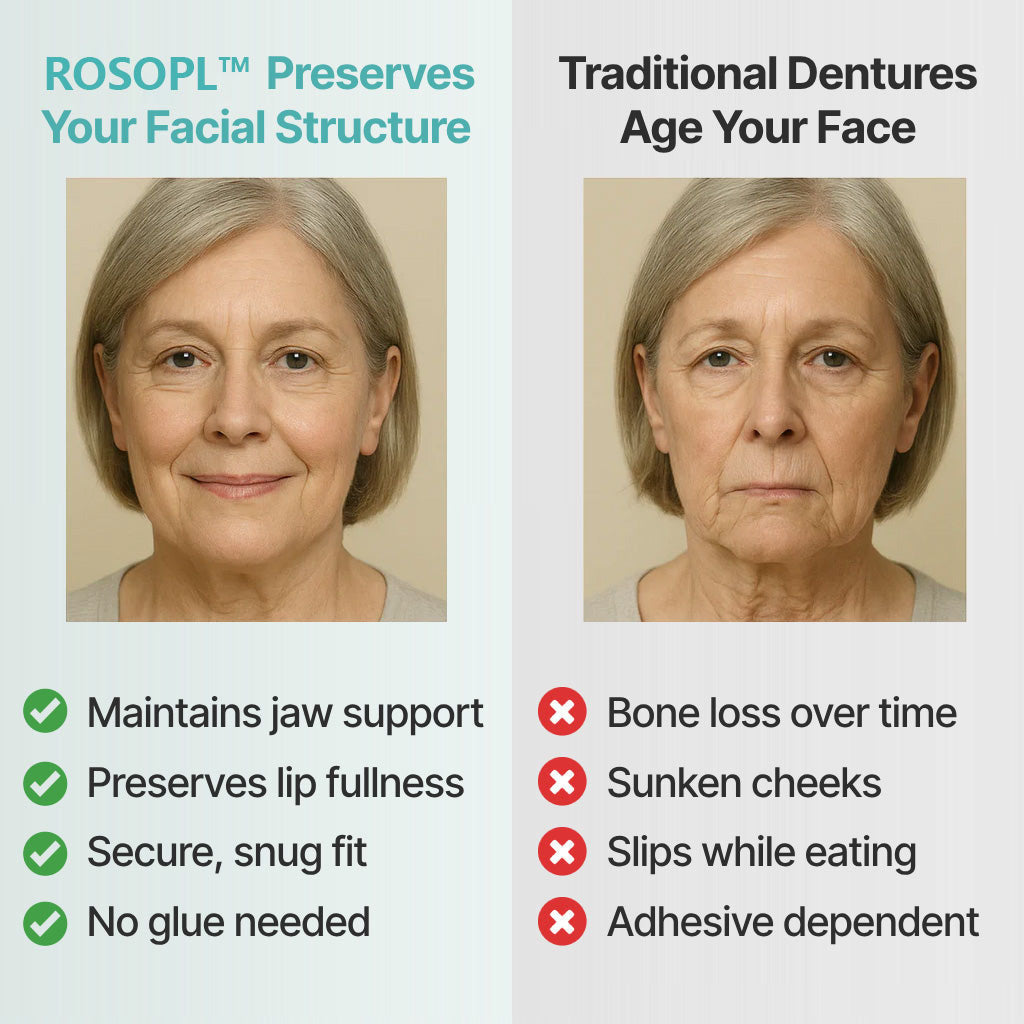 🔥🔥🔥Ends Today: 70% OFF!🦷DarkFairy™ Custom-Fit Full Functional Dentures Make you more confident