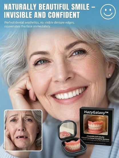 🏆 2026 Best Seller | 🦷 HazyGalaxy™ Custom-Fit Dentures ⏰ ENDS TODAY 80% OFF | Smile with Confidence