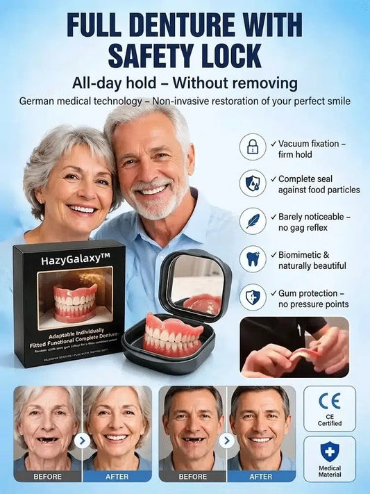 🏆 2026 Best Seller | 🦷 HazyGalaxy™ Custom-Fit Dentures ⏰ ENDS TODAY 80% OFF | Smile with Confidence