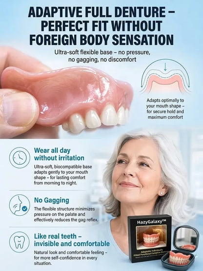 🏆 2026 Best Seller | 🦷 HazyGalaxy™ Custom-Fit Dentures ⏰ ENDS TODAY 80% OFF | Smile with Confidence
