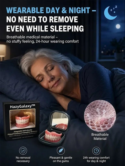 🏆 2026 Best Seller | 🦷 HazyGalaxy™ Custom-Fit Dentures ⏰ ENDS TODAY 80% OFF | Smile with Confidence