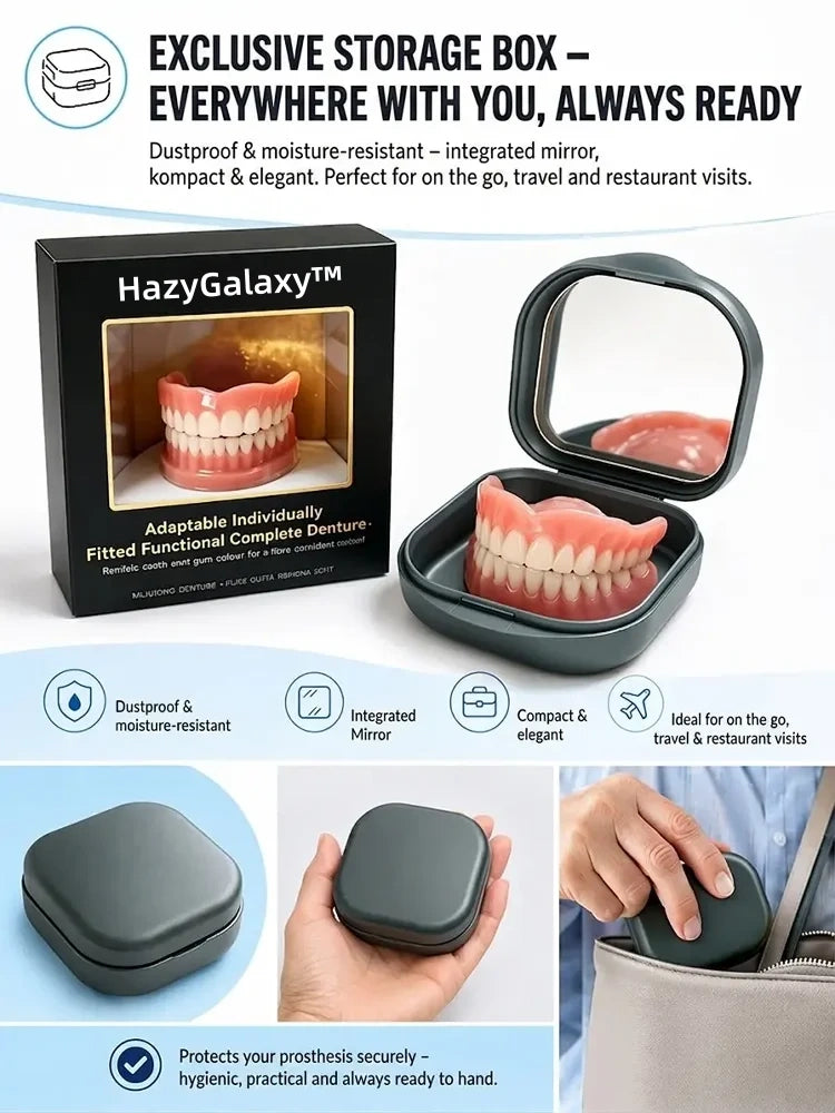 🏆 2026 Best Seller | 🦷 HazyGalaxy™ Custom-Fit Dentures ⏰ ENDS TODAY 80% OFF | Smile with Confidence