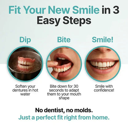 🔥🦷Custom-Fit Dentures ⏰ ENDS TODAY  87% OFF | Smile with Confidence