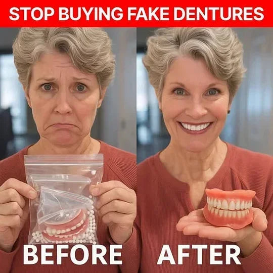 🔥🦷Custom-Fit Dentures ⏰ ENDS TODAY  87% OFF | Smile with Confidence