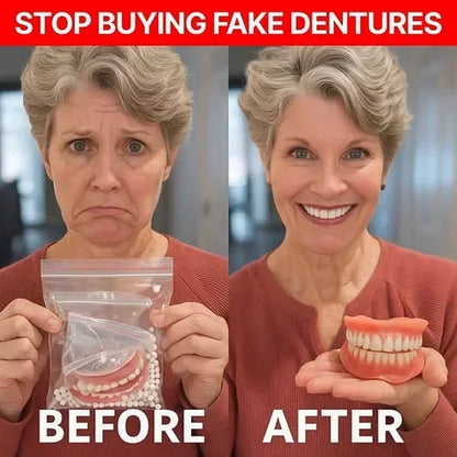 🔥🦷Custom-Fit Dentures ⏰ ENDS TODAY  87% OFF | Smile with Confidence